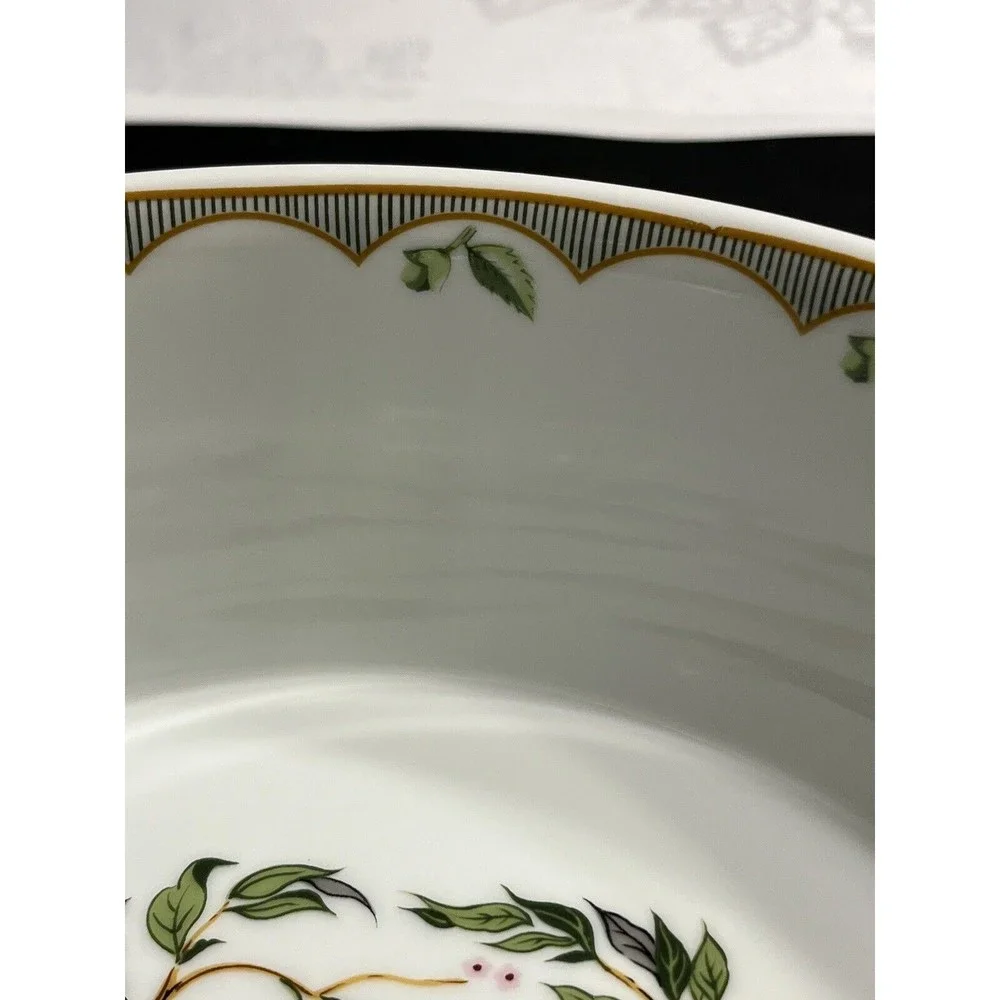Georges Briard Woodland Melody Birds Round Casserole Serving Oven To Table
